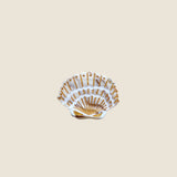 MINI SEASHELLS GOLDEN SAND CLAW HAIR CLIP