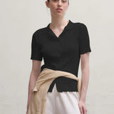 SHORT AMANZI SHIRT-BLACK