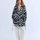 BRIANA DRESS - ZEBRA