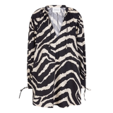 BRIANA DRESS - ZEBRA