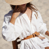THE LEATHER BELT~NATURAL