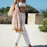 FLORAL PAREO SAND