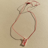 LOVE WHITE NECKLACE