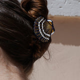 MINI SEASHELLS OCEAN BLUE CLAW HAIR CLIP
