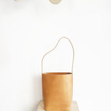 TOTE LEATHER BAG~NATURAL