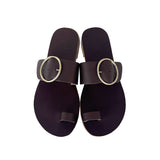 NUR SANDALS DARK BROWN