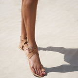 SARAI SANDALS  SUEDE CAMEL