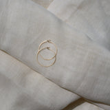 GOLDY HAMMERED HOOPS