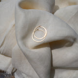 GOLDY HAMMERED HOOPS