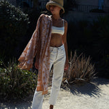 FLORAL PAREO SAND