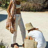FLORAL PAREO SAND