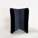 LEATHER PASSPORT CASE ~ ALL BLACK