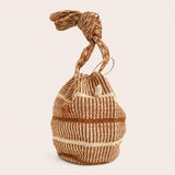 THE HIPPIE RAFIA BAG - THIN STRIPES