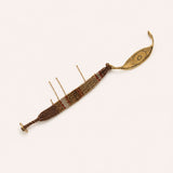EYE GOLD BRACELET - TERRACOTTA