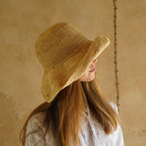 RAFIA SUN HAT ~ WIDE