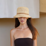 CLOCHE RAFIA HAT - NATURAL