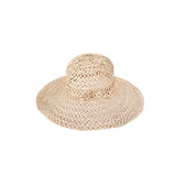 RAFIA HAT NATURAL LACE