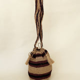 THE HIPPIE RAFIA BAG _ BLACK RUBIA
