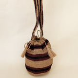 THE HIPPIE RAFIA BAG _ BLACK RUBIA