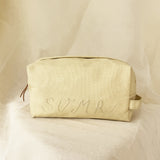 THE SUMR TOILETRY BAG-BLONDE