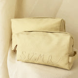 THE SUMR TOILETRY BAG-BLONDE