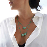TEVA GREEN NECKLACE
