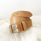 THE LEATHER BELT~NATURAL