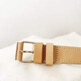 THE LEATHER BELT~NATURAL