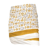 THE RETRO PAREO, BLACK AND MUSTARD  LINE