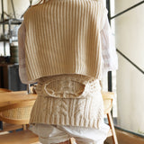 TORSADE SLEEVLESS SWEATER