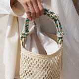 TOQUILLA RAFIA BASKET BAG -BEIGE