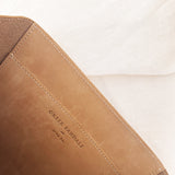 TOTE LEATHER BAG~ SUEDE CAMEL
