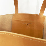 VEGETABLE TANNED LEATHER BASKET