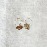 HOOPS EYES EARRINGS