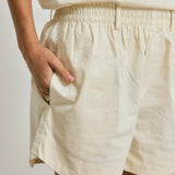 DARIO UNISEX SHORTS BUTTER YELLOW