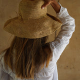 RAFIA SUN HAT ~ WIDE