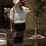 TERRY SHORT SLEAVE SWEATER