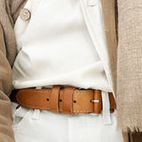 THE LEATHER BELT~NATURAL