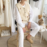 FLOWERY FLEECE GILET