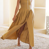 PAISANA DRESS TABACCO